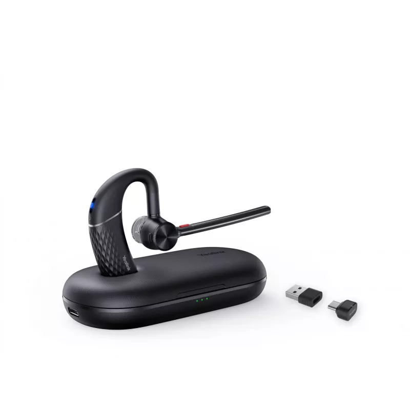 Yealink BH71 Pro USB-C/A Bezvadu Austiņas, 100 - 20000 Hz, Birojs/Zvanu centrs, 18 g, Melna