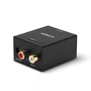 Pārveidotājs Phono uz TosLink (optisko) un koaksiālo ADC Lindy 70309