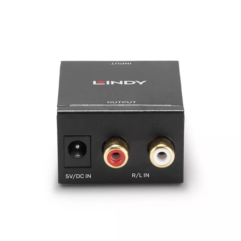 Pārveidotājs Phono uz TosLink (optisko) un koaksiālo ADC Lindy 70309