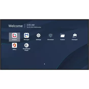 Komerciālais 50 collu 4K LCD displejs VIEWSONIC CDE5014-2C, 3840×2160, 500 cd/m², Android 14, Wi-Fi, 24/7