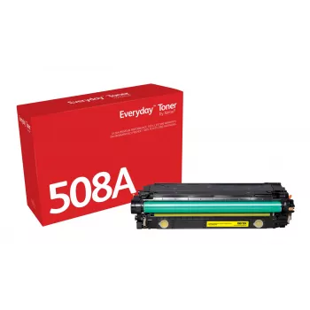 Everyday™ dzeltenais tonera kārtridžs Xerox, saderīgs ar HP 508A (CF362A), standarta ietilpība