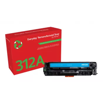 Everyday™ Cyan Pārstrādāts Toneris no Xerox, saderīgs ar HP 312A (CF381A), standarta ietilpība
