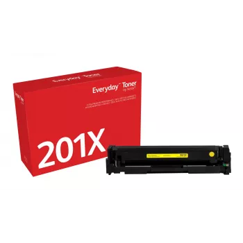 Xerox Everyday™ dzeltens tonera kasetne, saderīga ar HP 201X (CF402X), augstas ietilpības