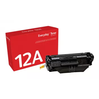 Everyday™ Black Toner no Xerox, saderīgs ar HP 12A (Q2612A), standarta ietilpība