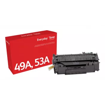 Xerox Everyday™ Black Toner saderīgs ar HP 49A 53A (Q5949A/Q7553A), standarta ietilpība