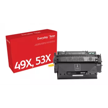 Xerox Everyday™ Black Toner, saderīgs ar HP 49X/53X (Q5949X/Q7553X), augstas ietilpības