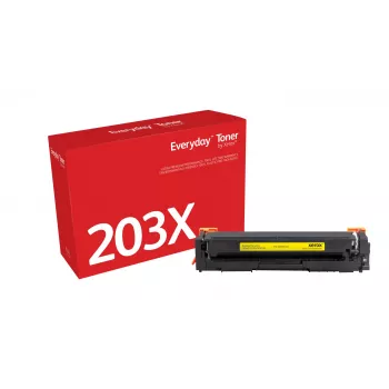 Everyday™ dzeltenais tonera kasetne Xerox, saderīga ar HP 203X (CF542X), augstas ietilpības