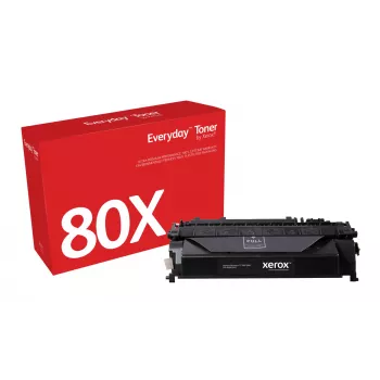 Xerox Everyday™ Black Toner saderīgs ar HP 80X (CF280X), augstas ietilpības