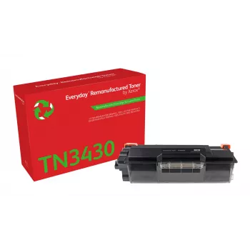 Everyday™ Mono Remanufactured Toner no Xerox, saderīgs ar Brother TN-3430, standarta ietilpība