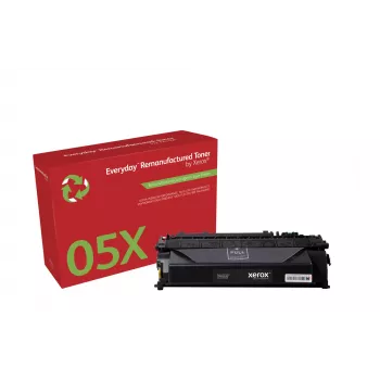 Everyday™ Mono Pārstrādāts Tonera kārtridžs no Xerox, saderīgs ar HP 05X (CE505X), lielā ietilpība