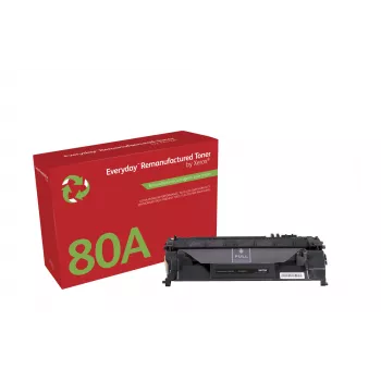 Everyday™ Mono Pārstrādāts Toneris no Xerox saderīgs ar HP 80A (CF280A), Standarta ietilpība