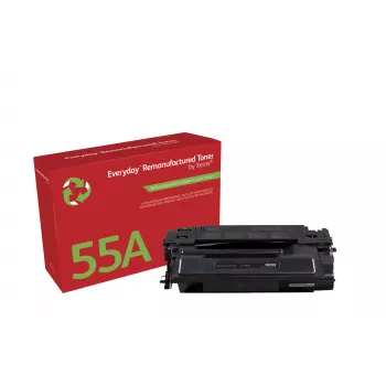 Everyday™ Mono Remanufactured Toner by Xerox saderīgs ar HP 55A (CE255A), standarta ietilpība
