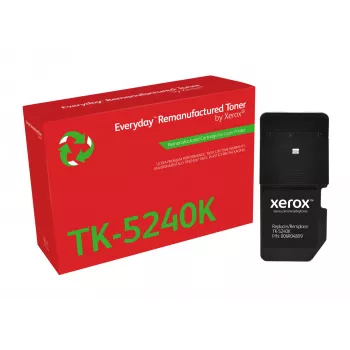 Xerox Everyday™ Black Remanufactured Toner, saderīgs ar Kyocera TK-5240K, standarta ietilpība