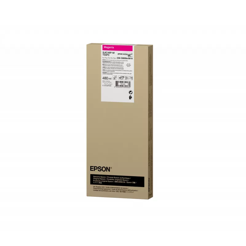 Epson SJIC48P-M oriģinālā tintes kasetne, magenta, 1 gab.