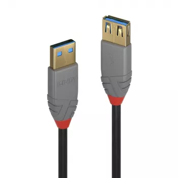 Lindy 1m USB 3.2 Type A pagarinātājkabelis, 5Gbps, Anthra Line