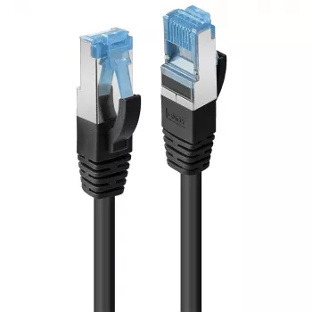 Lindy 47177 tīkla kabelis, melns, 1 m, Cat6a, S/FTP (S-STP)