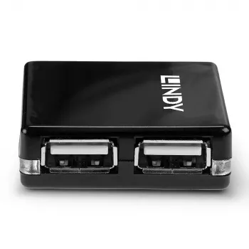 USB Hubs Lindy 4 Portu USB 2.0 Mini Hubs