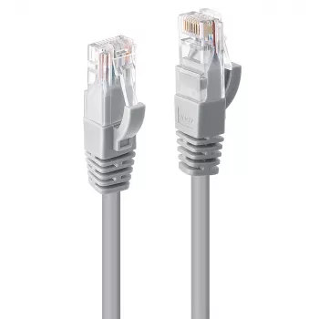 Tīkla kabelis Lindy 2m Cat.6 RJ-45 U/UTP Pelēks