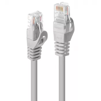 Tīkla kabelis Lindy 2m Cat.5e RJ-45 U/UTP Pelēks