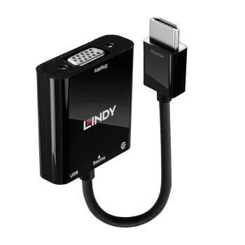 HDMI uz VGA un Audio Pārveidotājs Lindy 38285