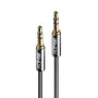 Lindy 2m 3,5mm audio kabelis, Cromo Line