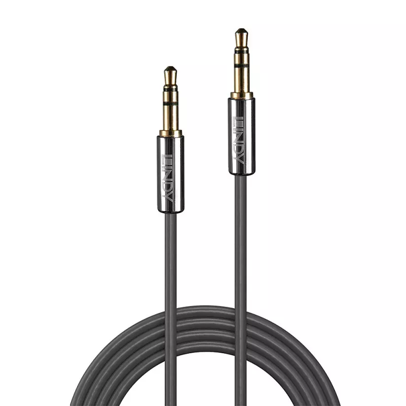 Lindy 2m 3,5mm audio kabelis, Cromo Line