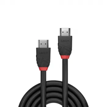 Lindy 10m Standarta HDMI kabelis, melns, līnija Black Line, HDMI 2.0, 10.2 Gbit/s