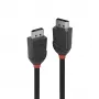 Lindy 1,5 m DisplayPort 1,2 kabelis, Black Line