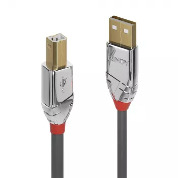 Lindy 5m USB 2.0 A-B kabelis, Cromo Line
