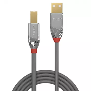 Lindy 7,5 m USB 2.0 Type A uz B kabelis, Cromo Line
