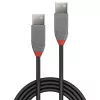 Lindy 5m USB 2.0 A-A kabelis, Anthra Line