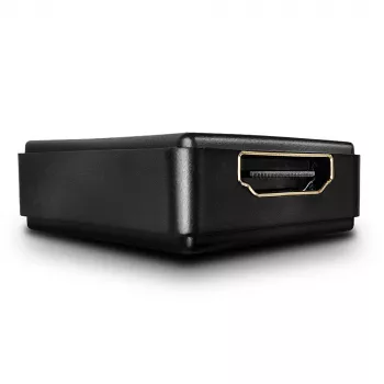 Lindy 50m HDMI 4K30 Repeater, HDCP 2.2, AV uztvērējs, Vadu, Melns