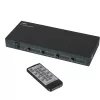 Lindy 4x4 HDMI 4K60 Matrica, HDMI, 4x HDMI, Metāls, 1080p, 2160p, DTS-HD, Dolby TrueHD, 12 V