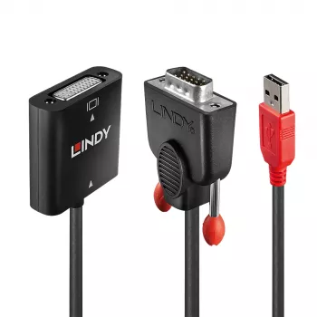 VGA uz DVI-D Pārveidotājs Lindy 38184