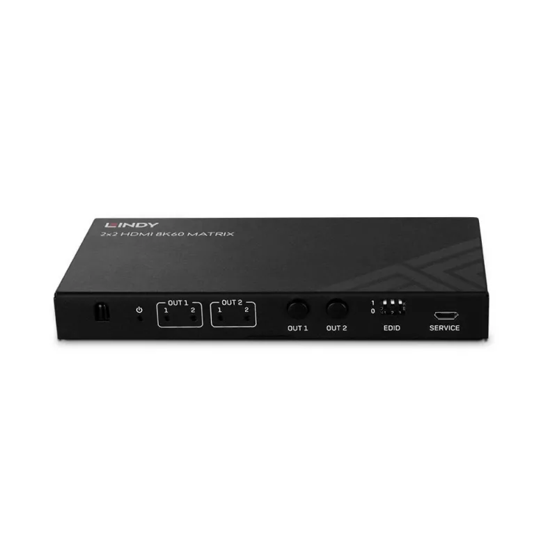 Lindy 38313 AV matricas slēdzis 2x2 HDMI 8K60