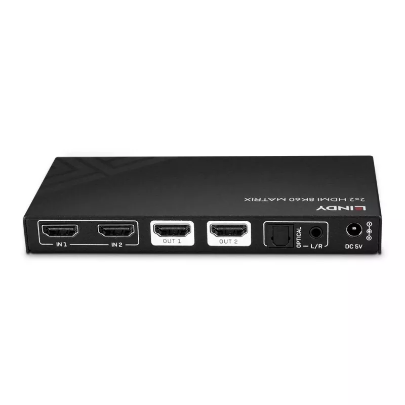 Lindy 38313 AV matricas slēdzis 2x2 HDMI 8K60