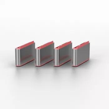 Lindy USB Type C porta bloķētājs ar atslēgu, 4 gab., rozā
