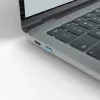 Lindy USB Type-C porta bloķētājs ar atslēgu 4 gab. zils