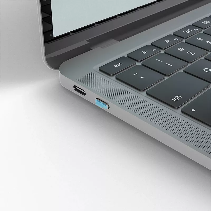 Lindy USB Type-C porta bloķētājs ar atslēgu 4 gab. zils
