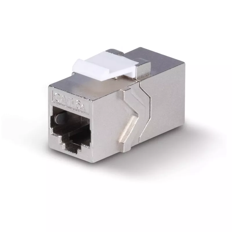 Lindy CAT 6A sieviešu savienotājs Keystone RJ-45 plakans metālisks 1 gab.