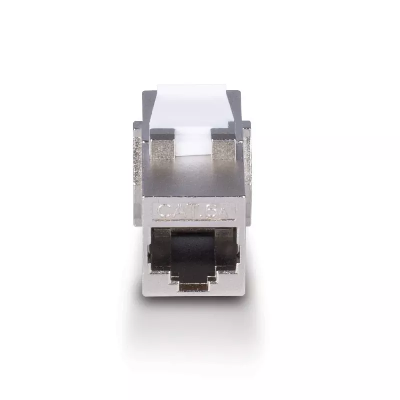 Lindy CAT 6A sieviešu savienotājs Keystone RJ-45 plakans metālisks 1 gab.
