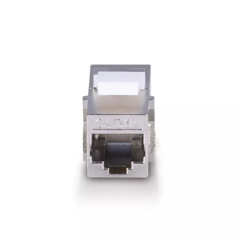 Lindy CAT 6A sieviešu savienotājs Keystone RJ-45 plakans metālisks 1 gab.