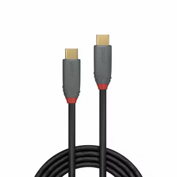 Lindy 2m USB 3.2 Type C kabelis, 5A PD, Anthra Line