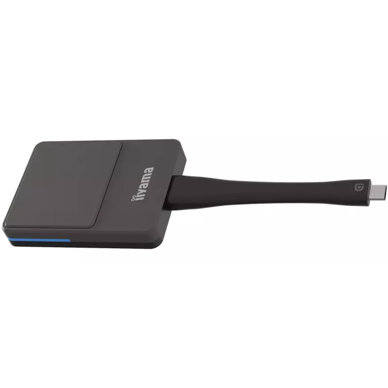 iiyama WP D002C viedtelevizora donglis USB 4K Ultra HD melns, sudrabs