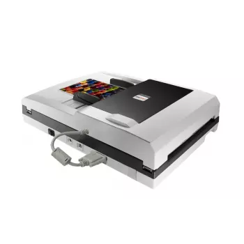 Plustek SmartOffice PL4080 ADF plakanvirsmas skeneris 600 x 600 DPI A4 Melns, Pelēks