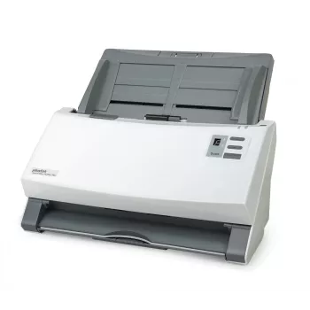 Plustek SmartOffice PS406U Plus ADF skeneris 600 x 600 DPI A4 Pelēks, Balts