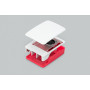 Raspberry Pi 5 korpuss, sarkans/balts, ar ventilatoru (SC1159)