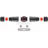 Vadu savienotājs Microconnect KON526 RJ-45 Melns