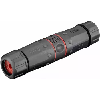 Vadu savienotājs Microconnect KON526 RJ-45 Melns