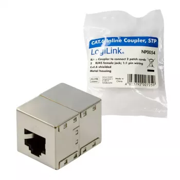 Savienotājs RJ45 sieviete-sieviete LogiLink NP0054